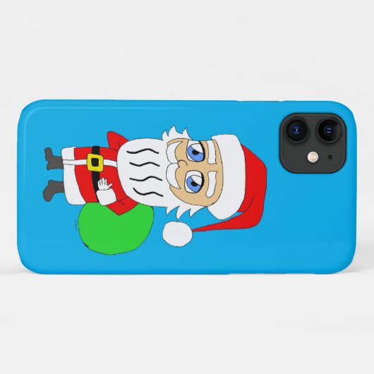 Chibi Santa Claus Case-Mate iPhone Hülle (Rückseite (Horizontal))