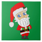 chibi santa claus fliese (Vorderseite)