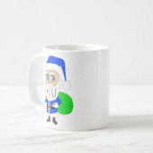 Chibi Santa Claus Kaffeetasse (Vorderseite Links)