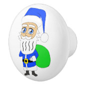 Chibi Santa Claus Keramikknauf (Rechts)
