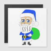Chibi Santa Claus Magnetkarte (Vorne/Hinten)