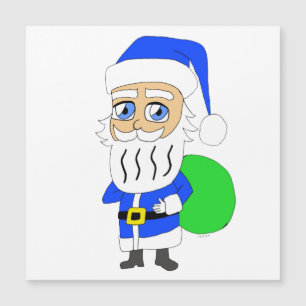 Chibi Santa Claus Magnetkarte
