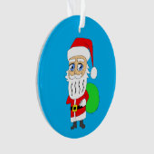 Chibi Santa Claus Ornament (Vorderseite)