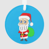 Chibi Santa Claus Ornament (Rückseite)