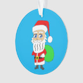Chibi Santa Claus Ornament (Vorderseite)