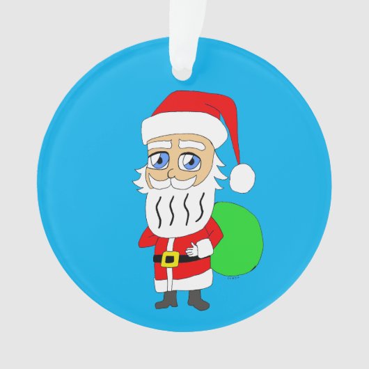 Chibi Santa Claus Ornament (Vorderseite)