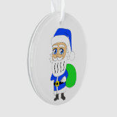 Chibi Santa Claus Ornament (Vorderseite)