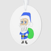 Chibi Santa Claus Ornament (Vorderseite)