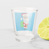 Chibi Santa Claus Schnapsglas (Rückseite)