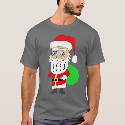 Chibi Santa Claus T-Shirt (Vorderseite)