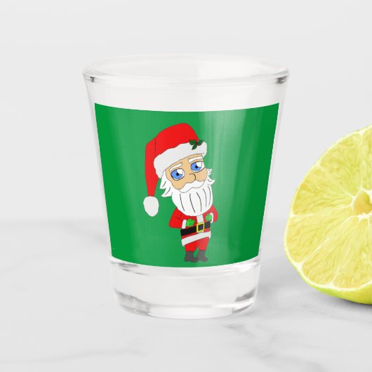 Chibi santa clubglas schnapsglas (Vorderseite)