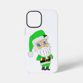 Chibi Santa green suit iPhone Hülle (Rückseite)