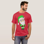 Chibi Santa green suit T-Shirt (Vorne ganz)