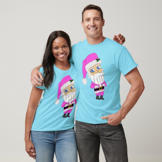 Chibi-Santa im rosa Anzug T-Shirt (Unisex)