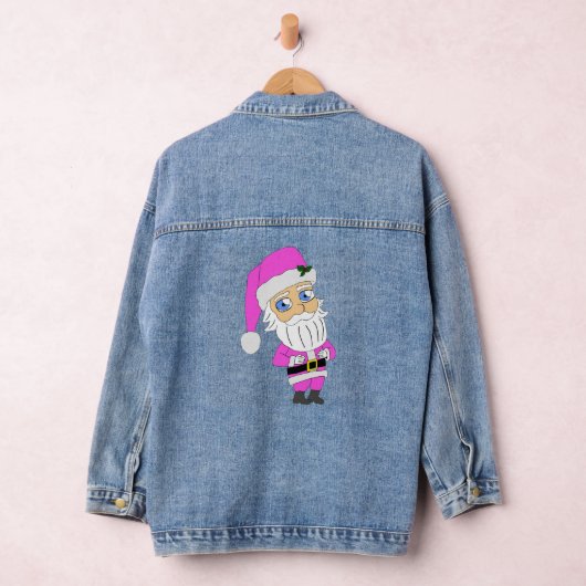 Chibi Santa pink suit Jeansjacke (Hangar)