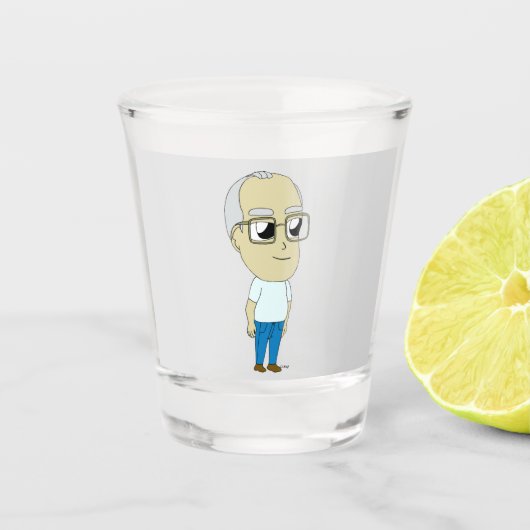 Chibi-Scheiben Schnapsglas (Vorderseite)