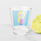 Chibi-Scheiben Schnapsglas (Rückseite)