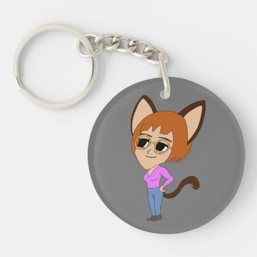 Chibi-Schlüsselanhänger Schlüsselanhänger (Vorderseite)