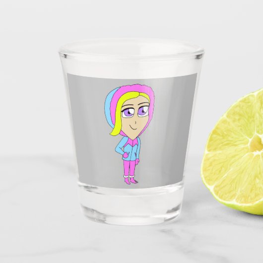 Chibi Schnapsglas (Vorderseite)