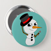 Chibi-Schneeknopf Button (Vorne & Hinten)