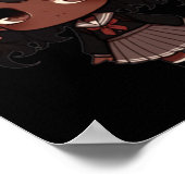 Chibi School Uniform Sticker Poster (Ecke)