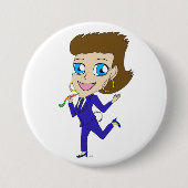 Chibi-Schwanz Button (Vorderseite)