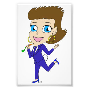 Chibi-Schwanz Fotodruck