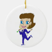 Chibi-Schwanz Keramik Ornament (Hinten)