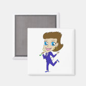 Chibi-Schwanz Magnet (Vorderseite/Rückseite)