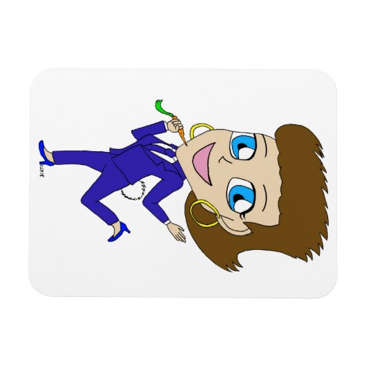 Chibi-Schwanz Magnet (Horizontal)