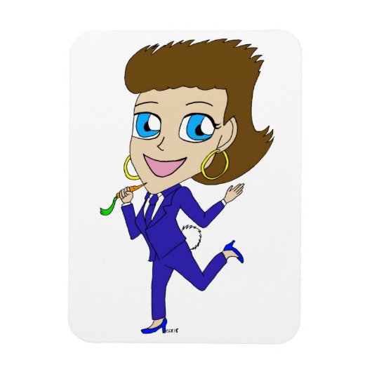 Chibi-Schwanz Magnet (Vertikal)