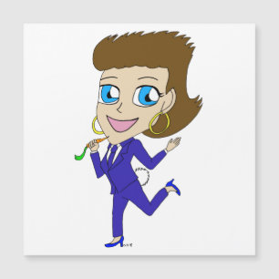 Chibi-Schwanz-Magnet Magnetkarte