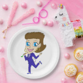 Chibi-Schwanz Pappteller (Party)