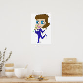 Chibi-Schwanz Poster (Küche)