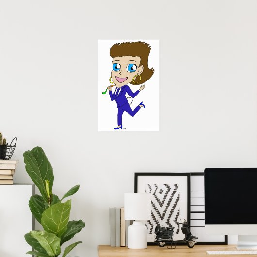 Chibi-Schwanz Poster (Heimbüro)