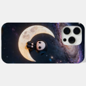 chibi-Sensei des Todes sitzt auf einem Halbmond Case-Mate iPhone Hülle (Rückseite (Horizontal))