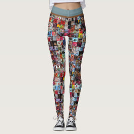 Chibi Sketch Foto Wall Leggings