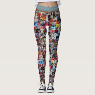 Chibi Sketch Foto Wall Leggings