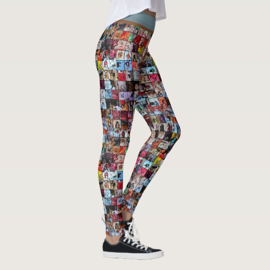 Chibi Sketch Foto Wall Leggings (Rechts)