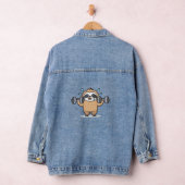 Chibi Sloth Gym Versag - Niedliches Kawaii Funny W Jeansjacke (Hangar)