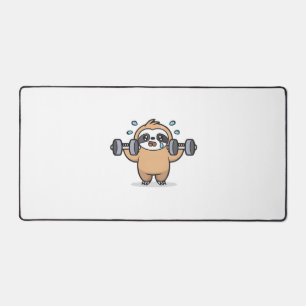 Chibi Sloth Gym Versag - Niedliches Kawaii Funny W Schreibtischunterlage