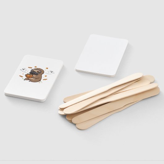 Chibi Sloth Hazmat Halloween Oversized T-Shirt Fächer (Non-assembled)