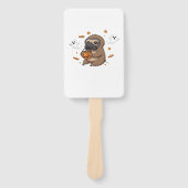 Chibi Sloth Hazmat Halloween Oversized T-Shirt Fächer (Vorderseite)