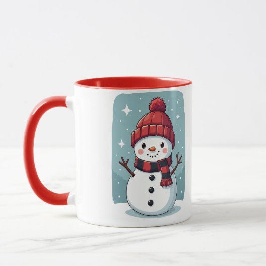 Chibi Snowman Tasse (Links)