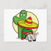 Chibi Sombrero Postkarte (Vorderseite)