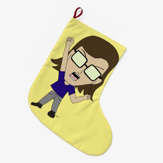 Chibi Sonic_Zeph Großer Weihnachtsstrumpf (Vorderansicht (hängend))