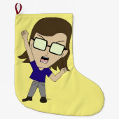 Chibi Sonic_Zeph Großer Weihnachtsstrumpf (Vorderseite)