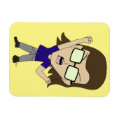 Chibi Sonic_Zeph Magnet (Horizontal)