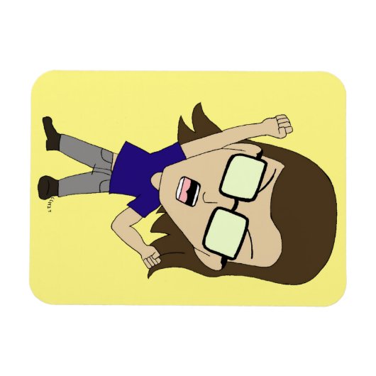 Chibi Sonic_Zeph Magnet (Horizontal)