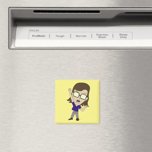 Chibi Sonic_Zeph Magnet (In Situ (Geschirrspüler))